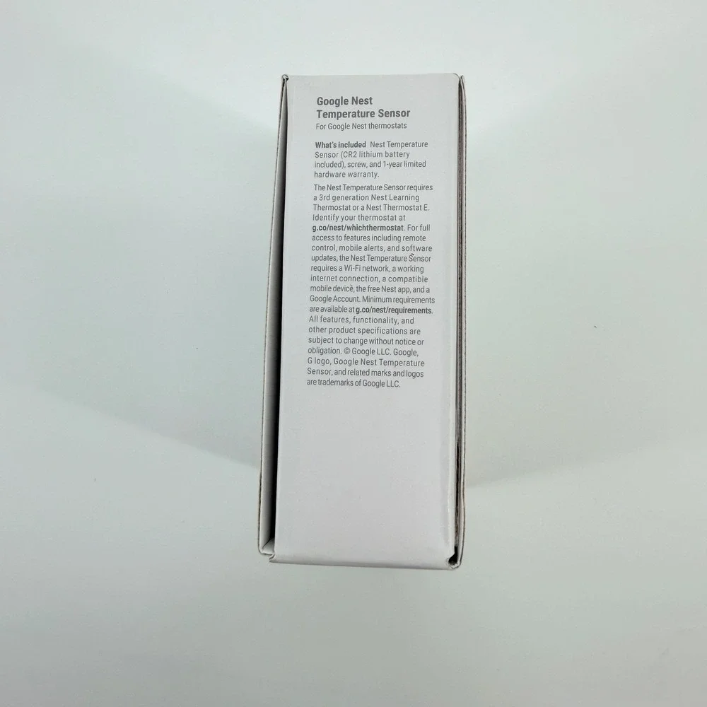 Google Nest Temperature Sensor FOR PARTS ONLY White A0106 Smart Home Accessory